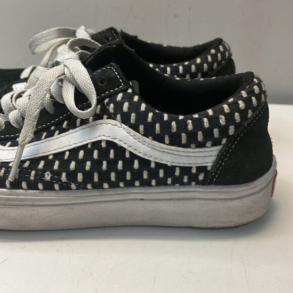 Vans Old Skool Quilt Stitch 'Black White' VN0A3WMA4B0 Sneakers, size 8.5 - Picture 4 of 12